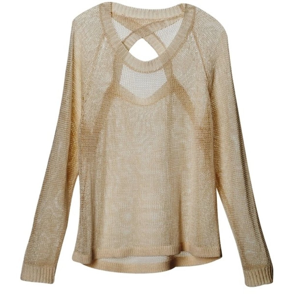 H&M Open Knit Mesh Top